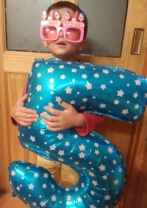 5歳になった三男くん
