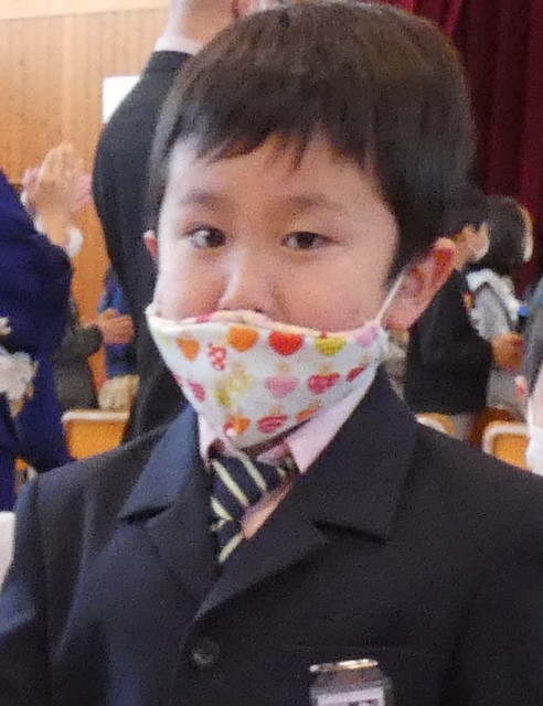 三男入学式